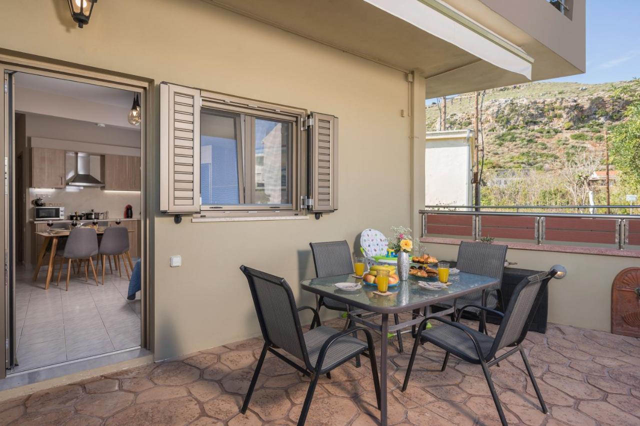 Floral Beach Apt With Lux Extras & Special Treats Kolymbari Exterior photo
