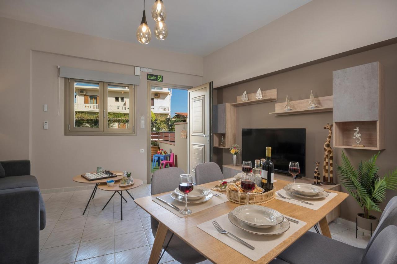 Floral Beach Apt With Lux Extras & Special Treats Kolymbari Exterior photo
